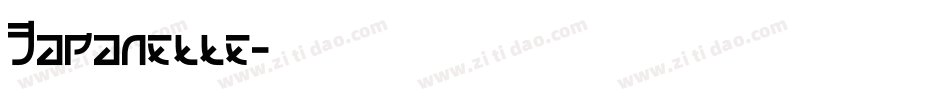 Japanette字体转换