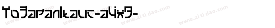 ToJapanItalic-a4x9字体转换