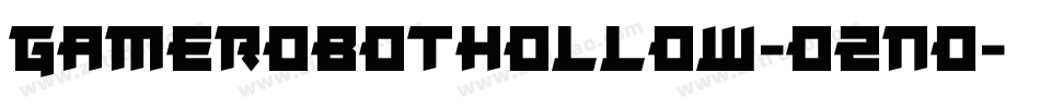 GameRobotHollow-o2no字体转换