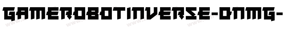 GameRobotInverse-0nMG字体转换