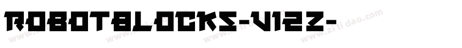 RobotBlocks-V12Z字体转换