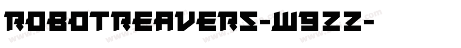 RobotReavers-w9zZ字体转换