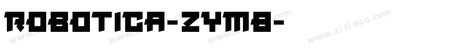 Robotica-ZYmB字体转换
