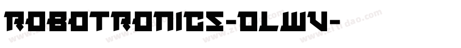 Robotronics-dLwV字体转换