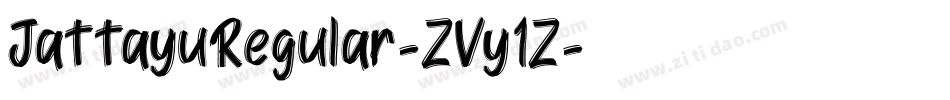 JattayuRegular-ZVy1Z字体转换