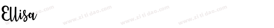 Ellisa字体转换