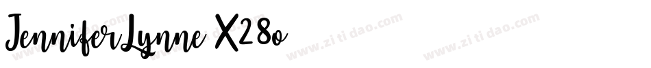JenniferLynne-X28o字体转换