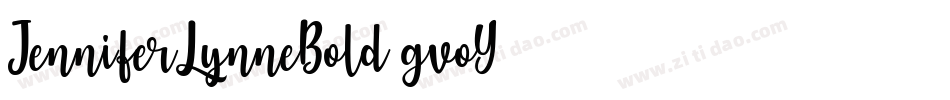 JenniferLynneBold-gvoY字体转换