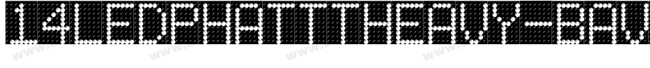14LedPhatttHeavy-Bav3字体转换