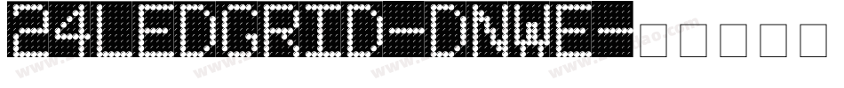24LedGrid-dnwE字体转换
