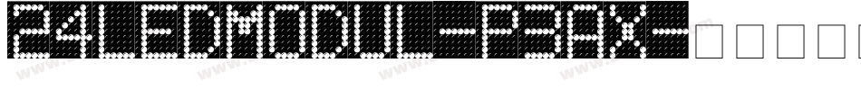 24LedModul-P3ax字体转换