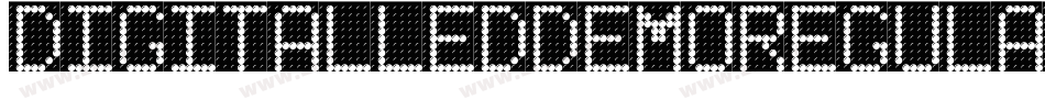 DigitalLedDemoRegular-pa8D字体转换