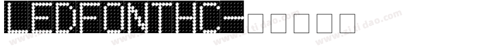 LEDFontHC字体转换