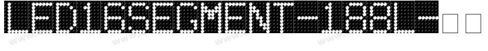 Led16Segment-188L字体转换