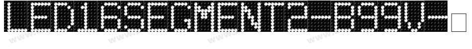 Led16Segment2-B99V字体转换