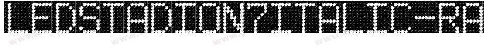 LedStadion7Italic-rAwy字体转换
