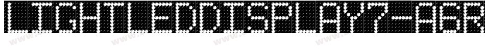 LightLedDisplay7-A6RA字体转换