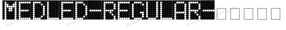 MedLed-Regular字体转换