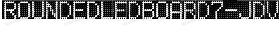 RoundedLedBoard7-jdvy字体转换