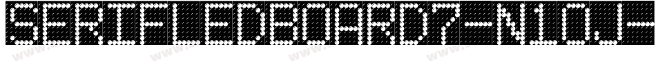 SerifLedBoard7-n1oJ字体转换