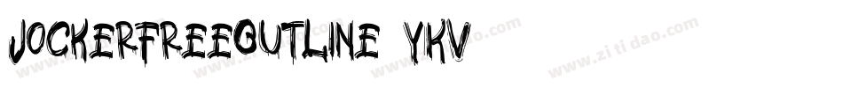 JockerFreeOutline-9YKV7字体转换