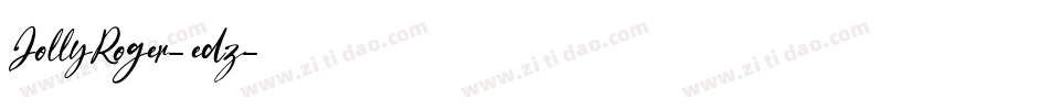 JollyRoger-8edz字体转换