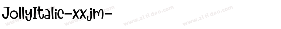 JollyItalic-xxjm字体转换