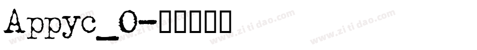 Arrus_0字体转换