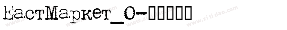 EastMarket_0字体转换