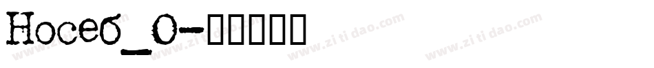 Noseb_0字体转换
