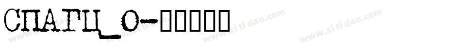 SPAGC_0字体转换
