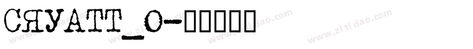 SQUATT_0字体转换