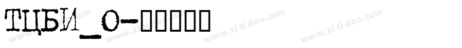 TCBI_0字体转换