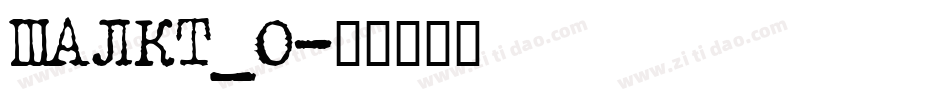 WALKT_0字体转换