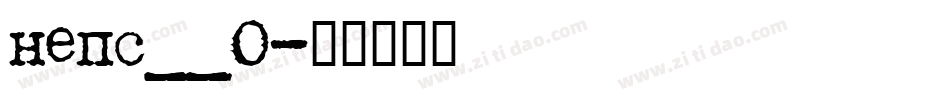neps__0字体转换