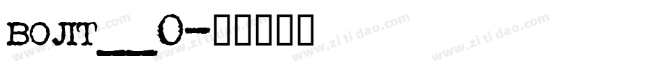 volt__0字体转换