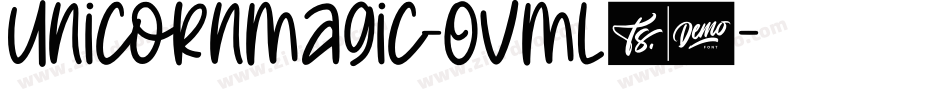 UnicornMagic-OVML6字体转换