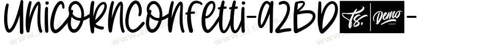 UnicornConfetti-qZBD0字体转换