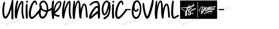 UnicornMagic-OVML6字体转换