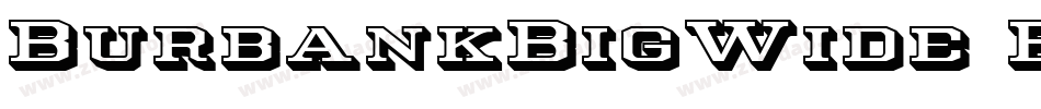 BurbankBigWide-Bold字体转换