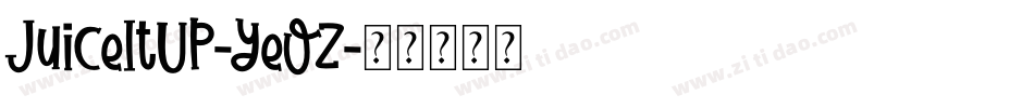 JuiceItUp-yeOZ字体转换