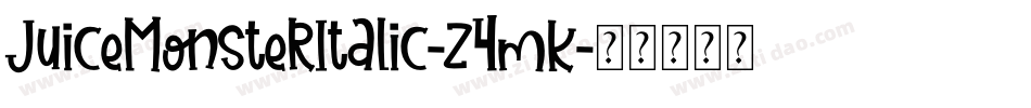 JuiceMonsterItalic-Z4mK字体转换