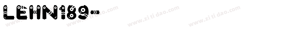 LEHN189字体转换