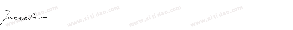 Junaedi字体转换