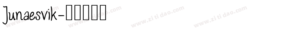 Junaesvik字体转换