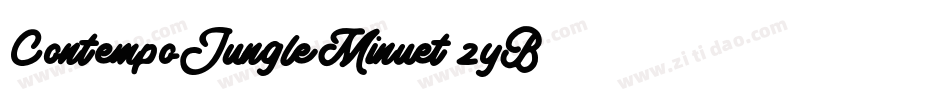 ContempoJungleMinuet-zyB0字体转换