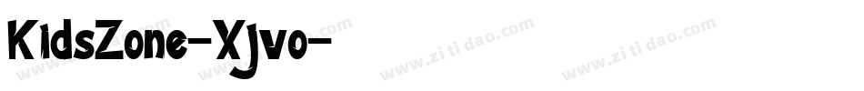 KidsZone-Xjvo字体转换