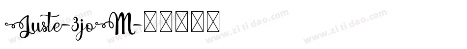 Juste-3joM字体转换