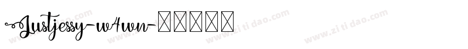 Justjessy-w4wn字体转换