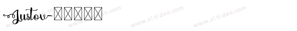 Justov字体转换